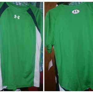 1xl extra large XL 14-16 Under Armour green shirt
